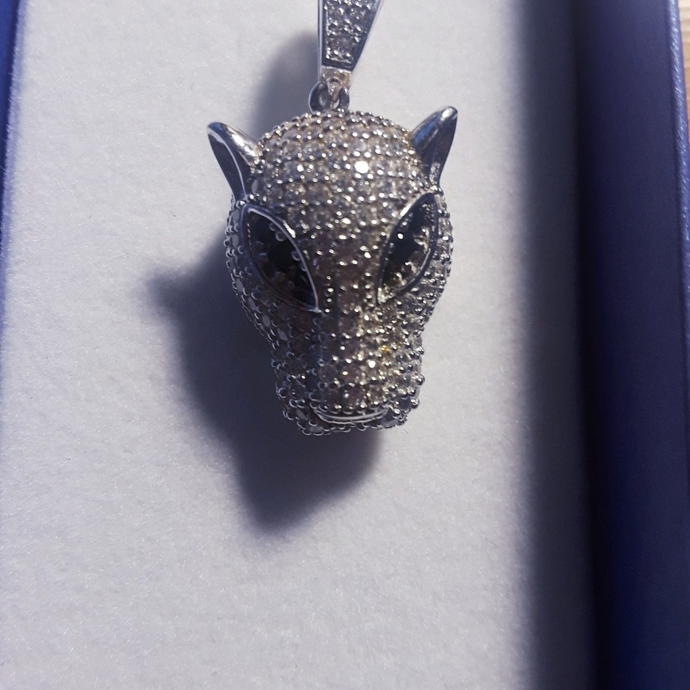 Panther face pendant
